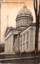 Postcard Montpelier VT  State Capitol antique postcard picture