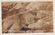 Vintage 1940 SEPIA RPPC. Birdseye's View  Lewiston Hill TO APEX OF LEWISTON HWY picture