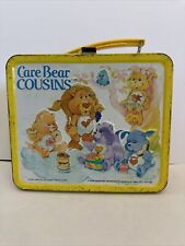 VINTAGE 1985 Metal Yellow Care Bears Cousins Lunch Box - Aladdin Industries picture