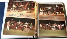 1970s-Late 1980s HARNESS RACE Winners Trotters SULKY Photo Album Horse Farm picture