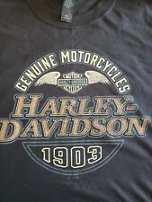 Harley Davidson Tshirt LakeShore Libertyville IL Men's Black 3XL  picture