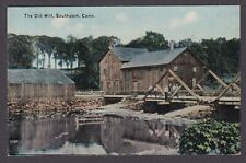 The Old Mill Southport CT postcard 1914 picture