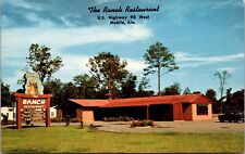 Postcard The Ranch Restaurant U.S. Highway 90 West in Mobile Alabama picture
