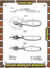 Metal Sign - 1892 Pizza Cutter Patent- 10x14 inches picture