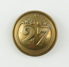 1850s-60s French 27th Regiment Uniform Button L3DT picture