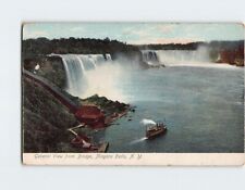 Postcard General View from Bridge Niagara Falls New York Niagara Falls picture