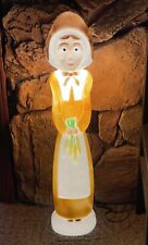 VTG Union Products Don Featherstone Thanksgiving Pilgrim Woman Lady Blow Mold picture
