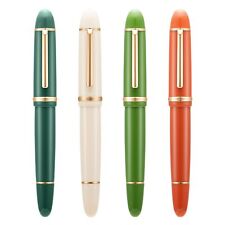 4PCS Assorted Colors Jinhao X159 Acrylic Fountain Pen Set Size 8 Medium Nib C... picture