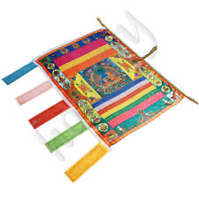 Tibetan Satin Wind Horse Flag Tibetan Buddhism Buddha Prayer Flags 97x71cm picture