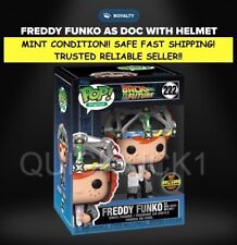 FREDDY FUNKO DR. DOC EMMETT BROWN BACK TO THE FUTURE ROYALTY DIGITAL FUNKO POP picture