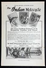 1913 Indian Motorcycle AD *Wonderful Comfort and Power* Hendee picture