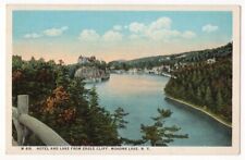 Mohonk Lake New York c1920's Mohonk Hotel and Lake from Eagle Cliff picture