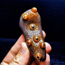 TOP 87G Natural Gobi Agate Eyes Agate Crystal Stone Madagascar L1453 picture