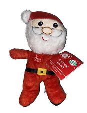 Christmas Singing SANTA CLAUS 9” Musical Plush Sings “it Is Xmas Time” NWT picture