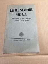 Battle Stations For All,  1942, Office of War Information booklet WWII picture