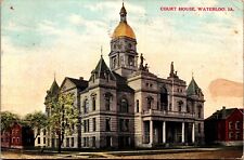 Postcard Waterloo Iowa - Court House - Posted 1908 picture