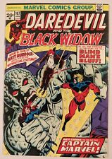 Daredevil #107 1974 VF- 7.5 Black Widow Moondragon Captain Marvel Just Cleaned picture