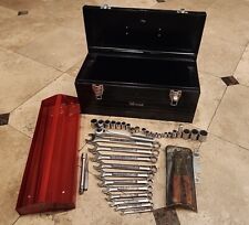 Vintage Craftsman =V= Lot Socket Set Wrenches Adaptors Torque Wrench 35 PIECES picture