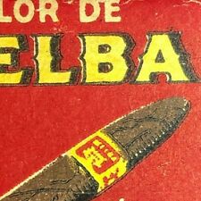 Vintage Scarce c1930's-40's Full Matchbook Flor De Melba Cigar picture