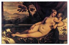 Postcard - Venus and Cupid by Titian Gallery of the Uffizi in Florence Italy picture
