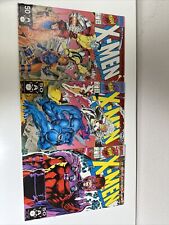 vintage MARVEL COMICS X-MEN 1ST ISSUE A LEGEND REBORN #1 1991 SET OF 3 picture