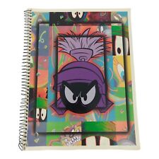 Looney Tunes Marvin the Martian Spiral Notebook Wide Rule Stuart Hall 1999 VTG picture