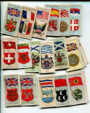 1905 JOHN PLAYER & SONS CIGARETTES COUNTRIES FLAG & ARMS 50 COMPLETE CARD SET picture