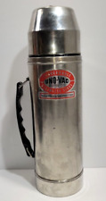 Uno-Vac Stainless Steel Vacuum Insulated 1 Quart Bottle Thermos- Made In USA picture