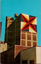 1971 POSTCARD ART NEW YORK MURAL NASSOS DAPHNIS building unposted picture