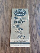 1940 New York Central System Timetable, The Water Level Route - You Can Sleep picture
