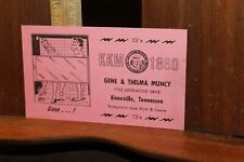 Vintage QSL Card Knoxville Tennessee Gene Thelma Muncy Risque Naughty  picture