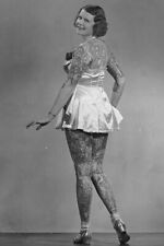 Vintage Tattooed Woman - Betty Broadbent - 1938 - 4 x 6 Photo Print picture
