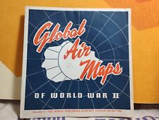 1943 Global Air Maps of World War II World Publishing Company - Airline Routes picture