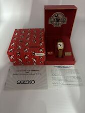 Vintage 1987 Seiko Quartz Mickey Mouse 60 Year Anniversary Watch in Original Box picture