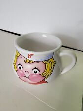 Vintage 1998 Campbells Soup Co Mug Bowl Blonde Little Girl by Houston Harvest picture