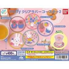 Miffy Clear Rubber Coaster 2 Complete set 5 Miffy Boris Dick Bruna Japan New picture