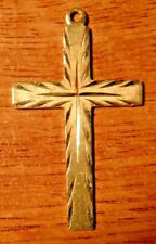 Vintage 14K Gold Filled Christian Cross 1.75