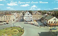 Lincoln Square & Museum Gettysburg Pennsylvania Aerial View Chrome Postcard picture