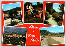 Italy Atina Ponte Melfa Vintage Postcard Continental picture