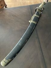 antique (reproduction?) ceremonial saber sword and scabbard , Chinese? picture