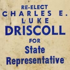 1954 Charles Luke Driscoll Candidate House State Representative Massachusetts picture