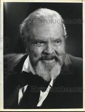 1985 Press Photo Orson Welles, Host of 