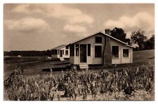 Vintage Cottages on Thomas Lake, ME Postcard picture