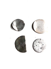 4 Solid Silver Love Tokens - 18/19thc - Metal Detecting Finds picture
