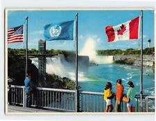 Postcard A view from the Rainbow Bridge, Niagara Falls, Canada picture