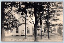 Otis Massachusetts Postcard Episcopal Church Exterior View c1910 Vintage Antique picture