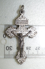 Vintage Pardon Crucifix Catholic Indulgence Cross Italy picture