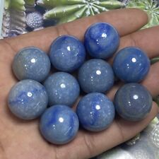 10pc Wholesale Natural blue Aventurine Ball Quartz Crystal Sphere Healing 20mm+ picture