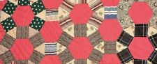 Vintage Cutter Quilt Piece  14” x 33” Some Feedback  Beautiful  #1 picture