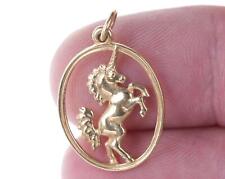 Retired James Avery 14k gold Unicorn charm picture